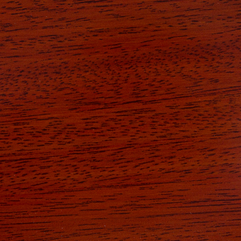 Pardoseală din lemn masiv Kasai Deep Red Brown, lucioasă