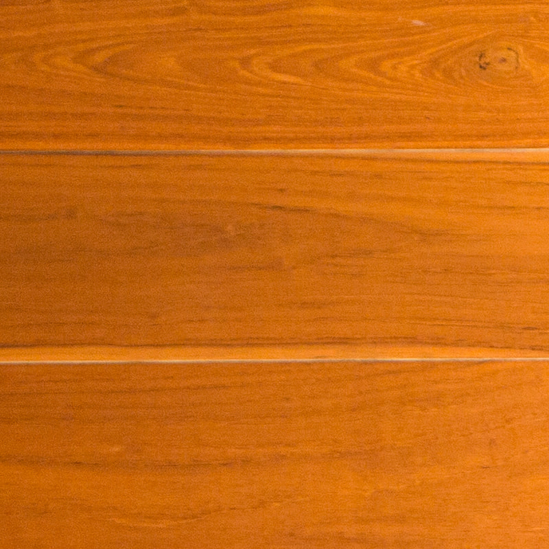 Teak maroniu - bronzat manual - răzuit Click Pardoseală din lemn masiv