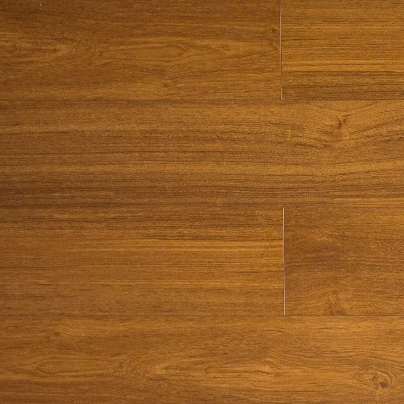 Teak cu mai multe straturi, galben cald, pardoseală din lemn răzuit Click (1220×196×15mm)