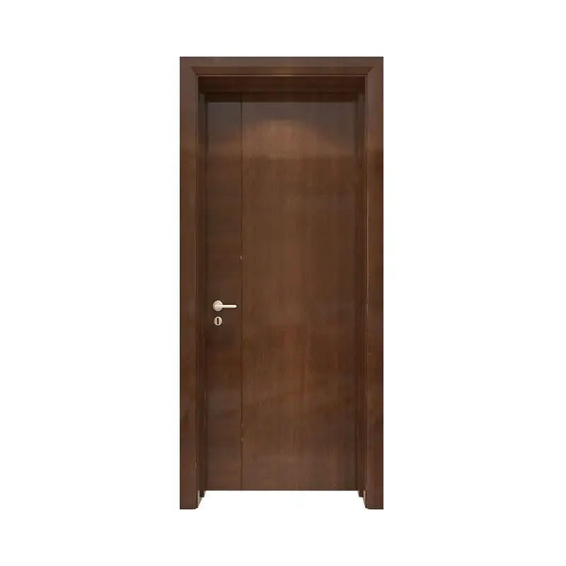 Ușă din furnir natural de nuc cald